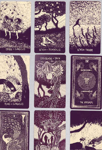 The Light Visions Tarot Deck Witch Supplies - Gothic & Alternative Gift - Haunted