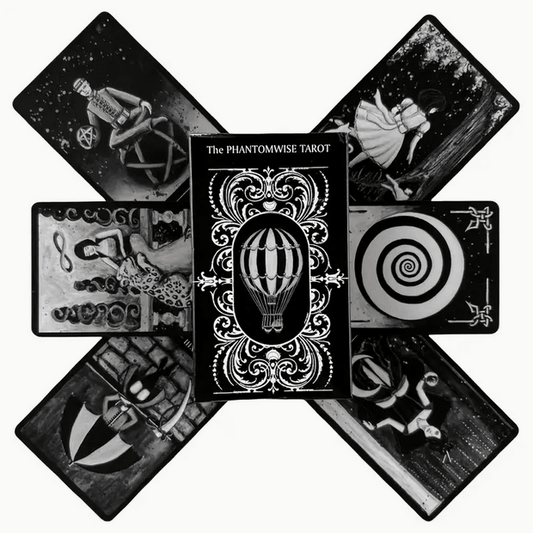 The Phantomwise Dark Horror Tarot Deck Witch Supplies - Gothic & Alternative Gift - Haunted