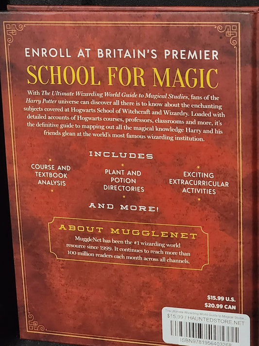 The Ultimate Wizarding World Guide to Magical Studies Harry Potter Books - Gothic & Alternative Gift - Haunted