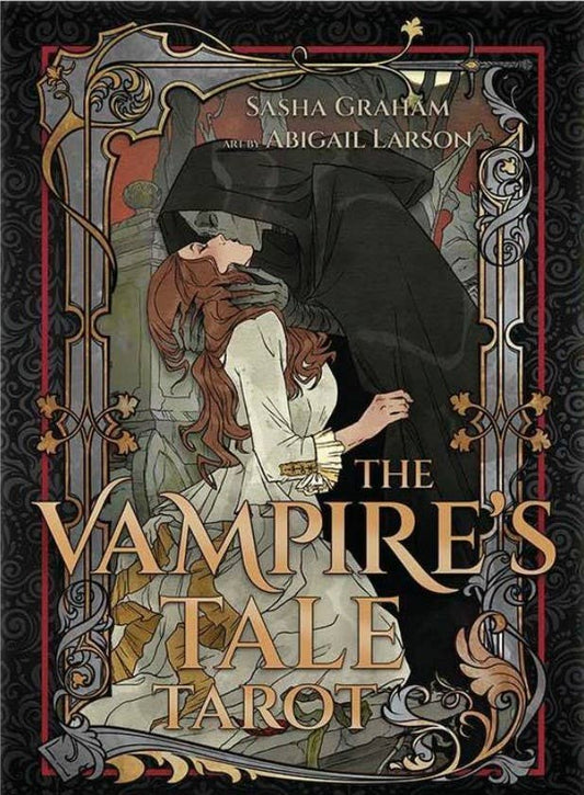 The Vampire's Tale Tarot Kit – 78 Cards & Gothic Guidebook Tarot Decks - Gothic & Alternative Gift - Haunted
