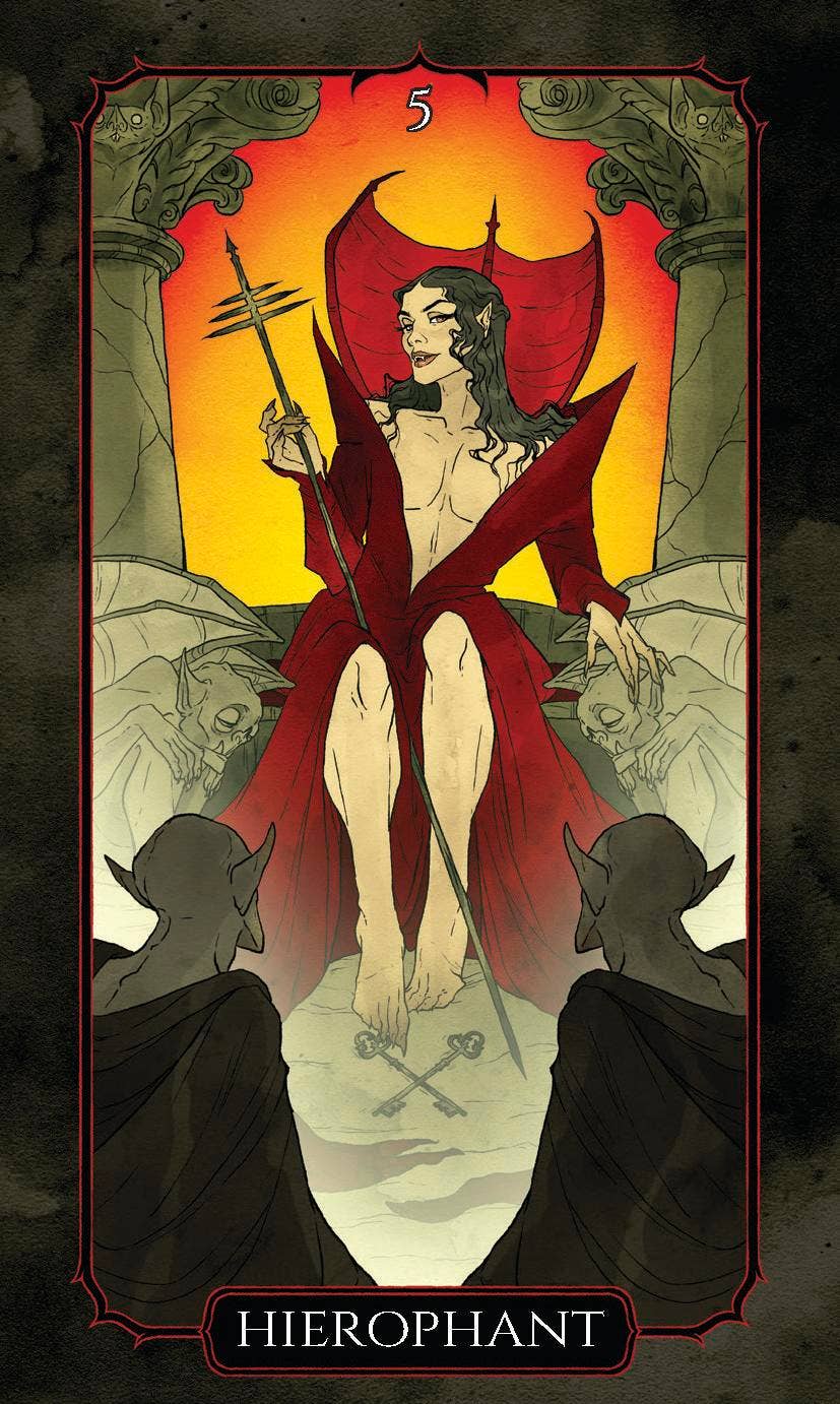 The Vampire's Tale Tarot Kit – 78 Cards & Gothic Guidebook Tarot Decks - Gothic & Alternative Gift - Haunted