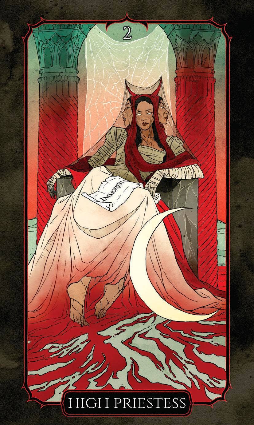 The Vampire's Tale Tarot Kit – 78 Cards & Gothic Guidebook Tarot Decks - Gothic & Alternative Gift - Haunted