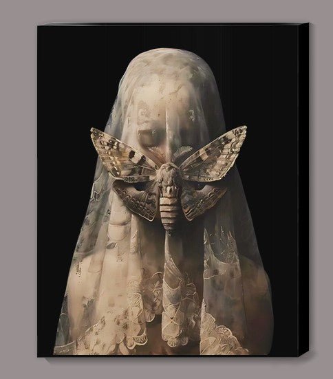 The Veil Between Worlds Canvas Print wall hanging - Gothic & Alternative Gift - Haunted