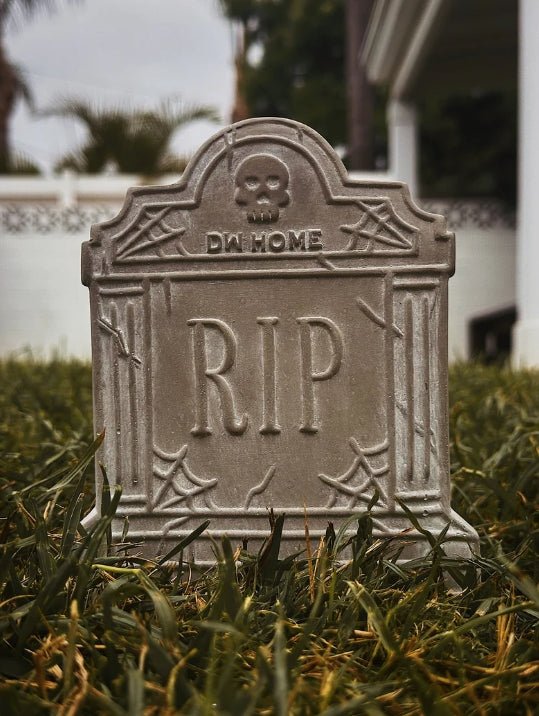 Tombstone RIP Large Candle Candles - Gothic & Alternative Gift - Haunted