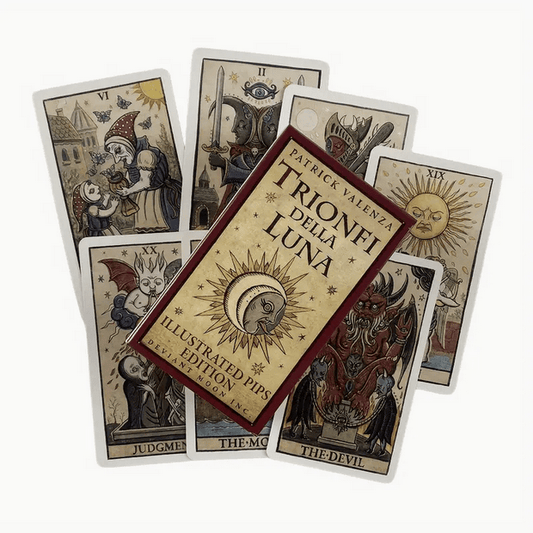 Trionfi Delila Luna Tarot Card Deck Witch Supplies - Gothic & Alternative Gift - Haunted