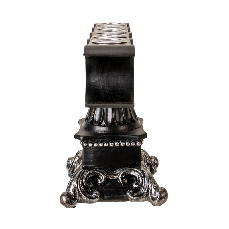 Triple Moon Candelabra Candle Holder Candles - Gothic & Alternative Gift - Haunted