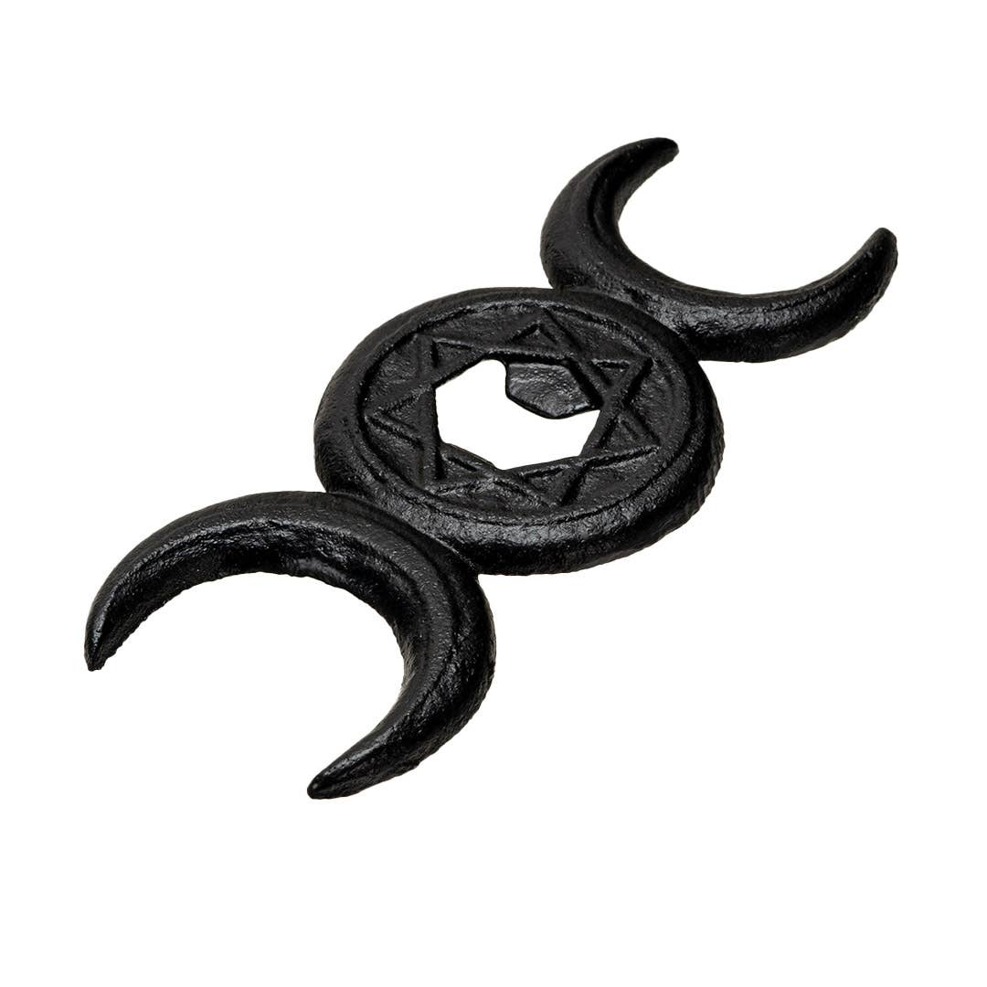 Triple Moon Cast Iron Bottle Opener Kitchenware - Gothic & Alternative Gift - Haunted