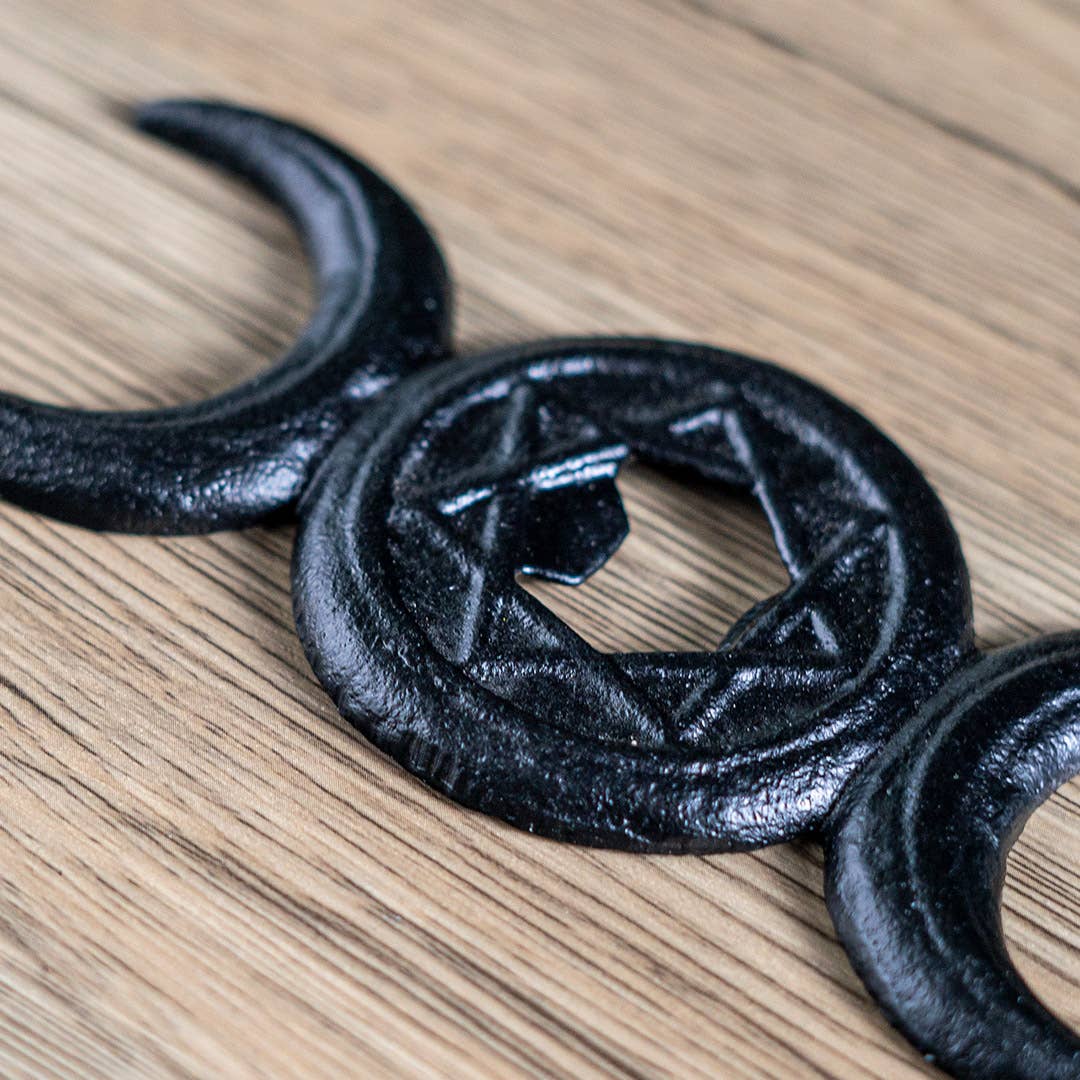 Triple Moon Cast Iron Bottle Opener Kitchenware - Gothic & Alternative Gift - Haunted