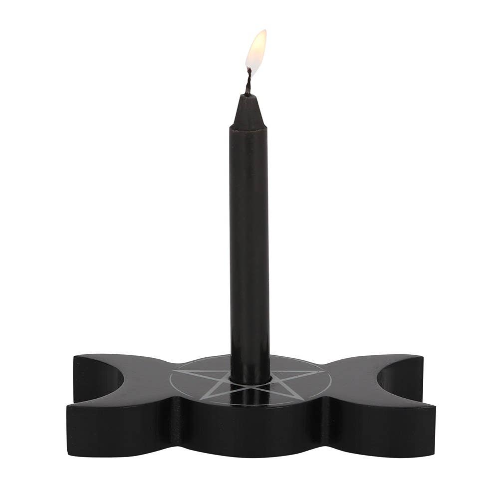 Triple Moon Spell Candle Holder Candle holders - Gothic & Alternative Gift - Haunted