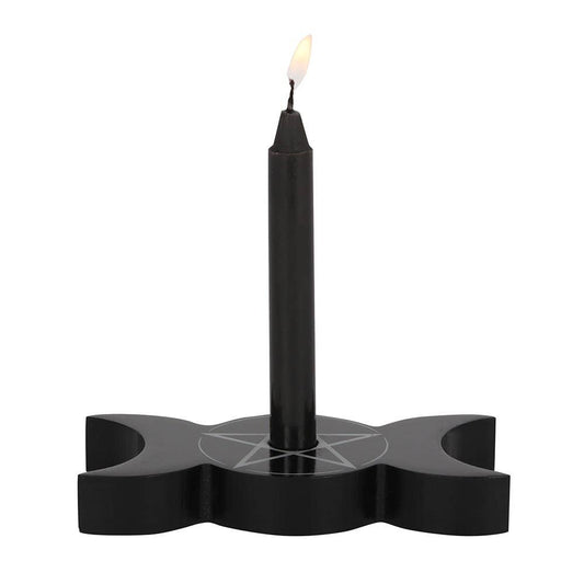 Triple Moon Spell Candle Holder Candle holders - Gothic & Alternative Gift - Haunted