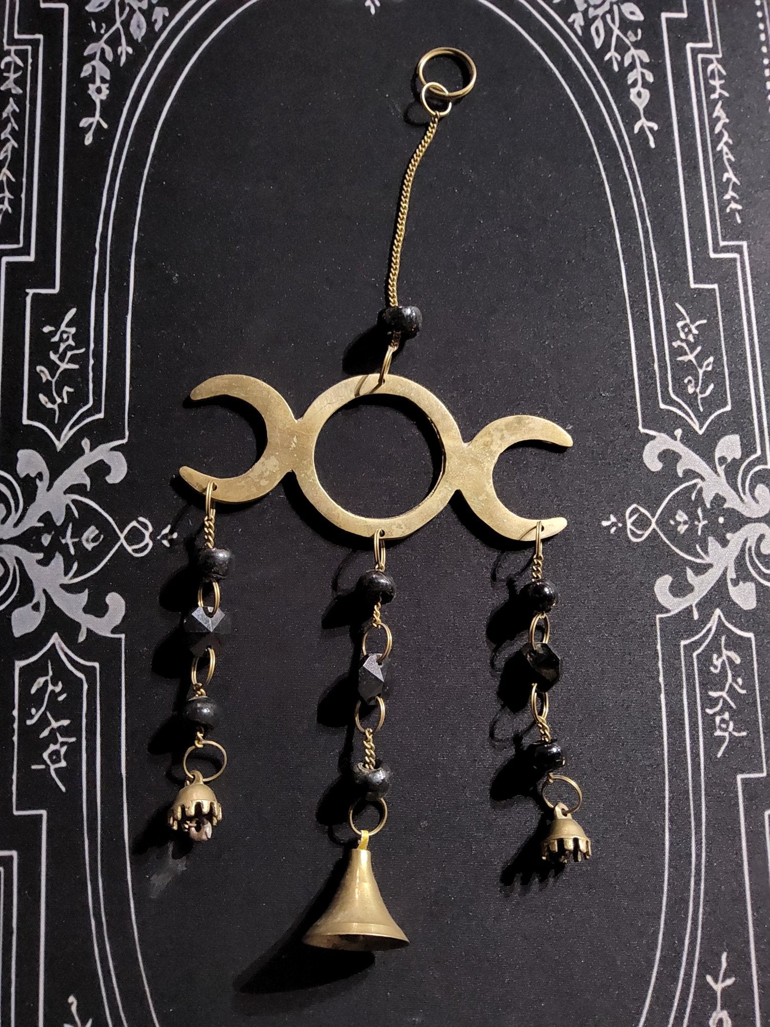 Triple Moon Witch bells - Gothic & Alternative Gift - Haunted