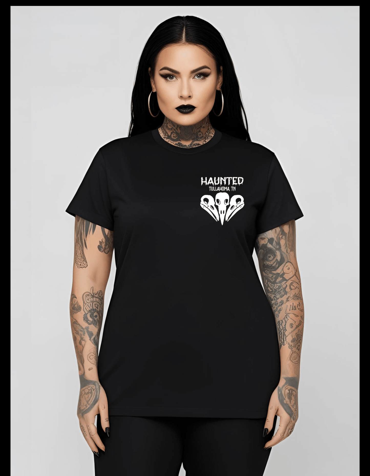 Two's Company Three's A CROW Unisex T-Shirt Clothing - Gothic & Alternative Gift - Haunted