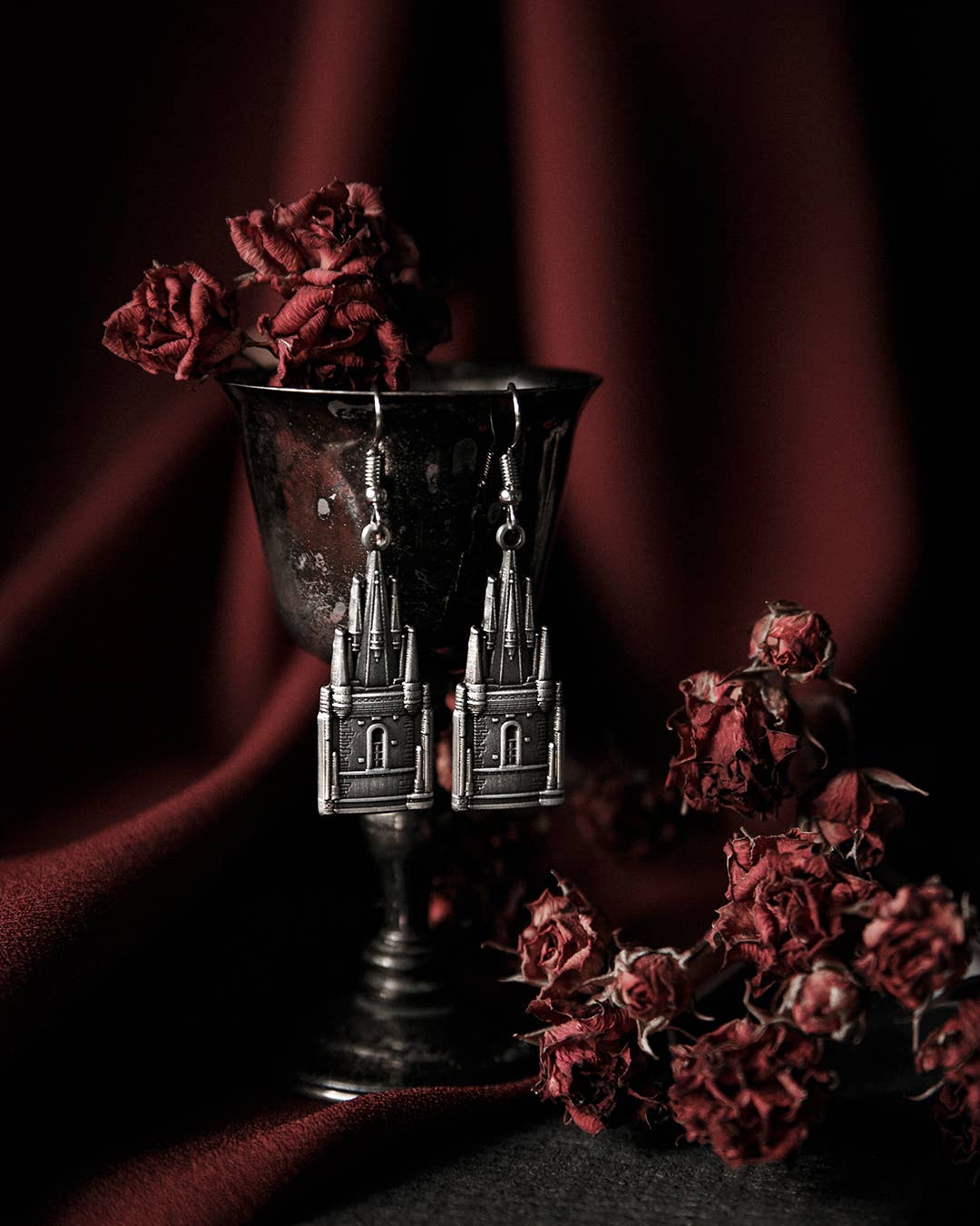 Tyn Cathedral Earrings Jewelry - Gothic & Alternative Gift - Haunted