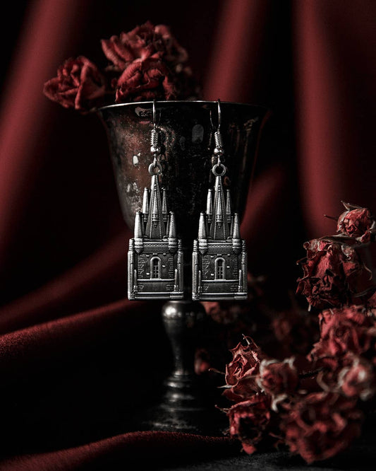 Tyn Cathedral Earrings Jewelry - Gothic & Alternative Gift - Haunted