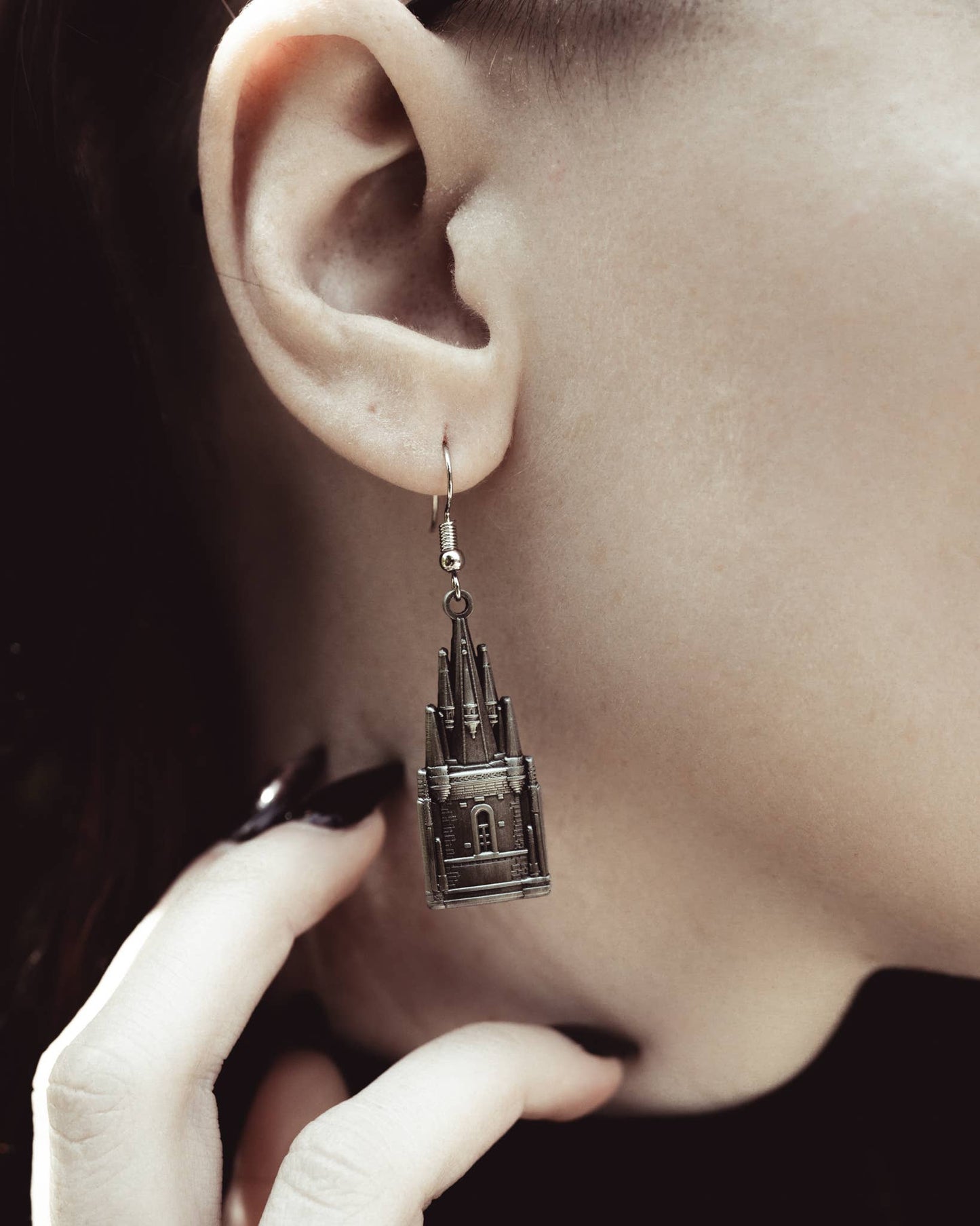 Tyn Cathedral Earrings Jewelry - Gothic & Alternative Gift - Haunted