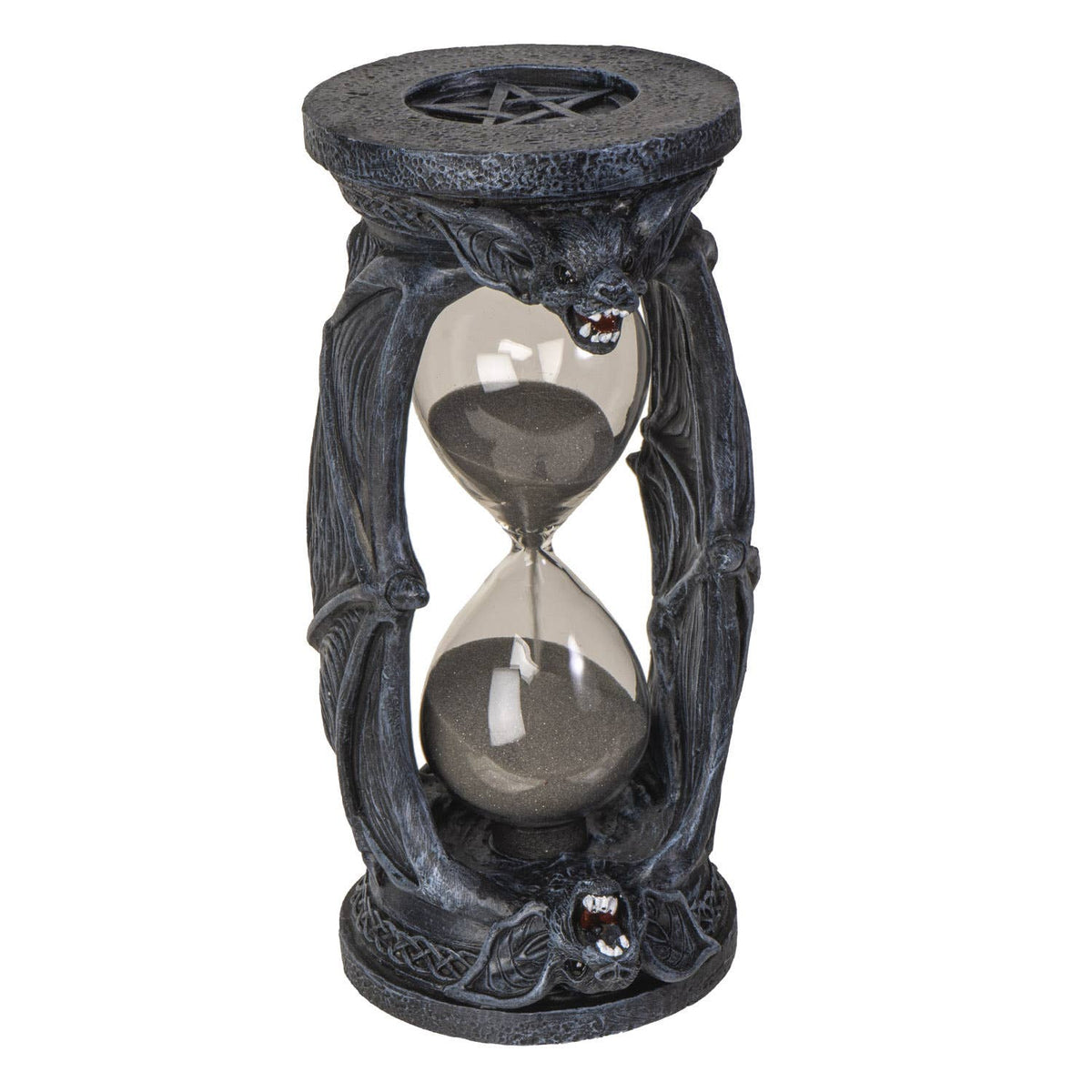 Vampire Bat Hour Glass Sand timer Decorative Tabletop Statue Figurine Home Decor - Gothic & Alternative Gift - Haunted