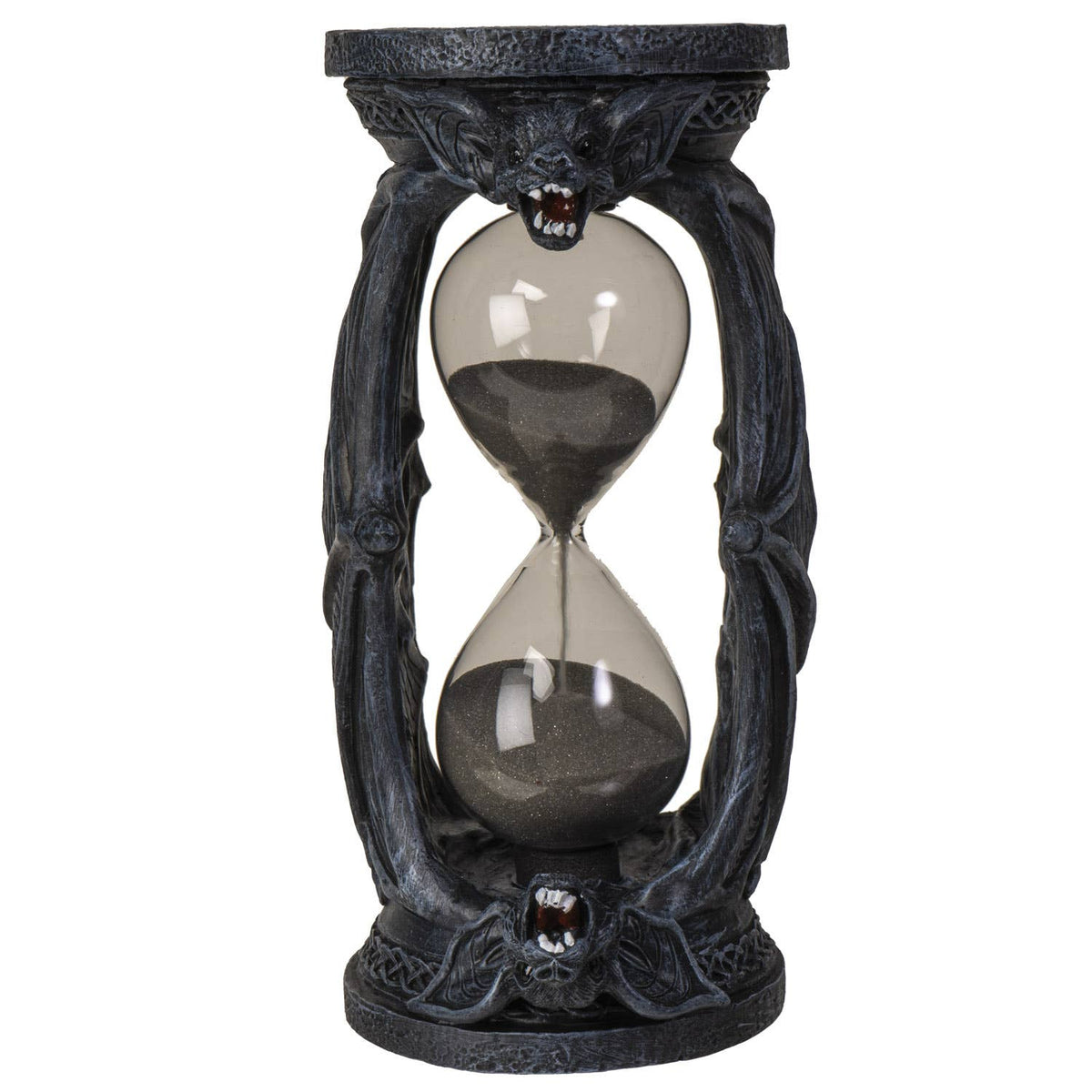 Vampire Bat Hour Glass Sand timer Decorative Tabletop Statue Figurine Home Decor - Gothic & Alternative Gift - Haunted