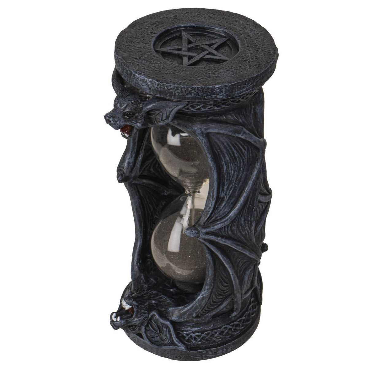 Vampire Bat Hour Glass Sand timer Decorative Tabletop Statue Figurine Home Decor - Gothic & Alternative Gift - Haunted