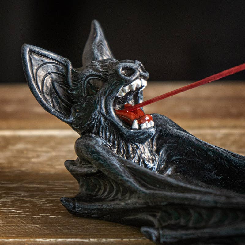 Vampire Bat Incense Holder Burner Incense - Gothic & Alternative Gift - Haunted