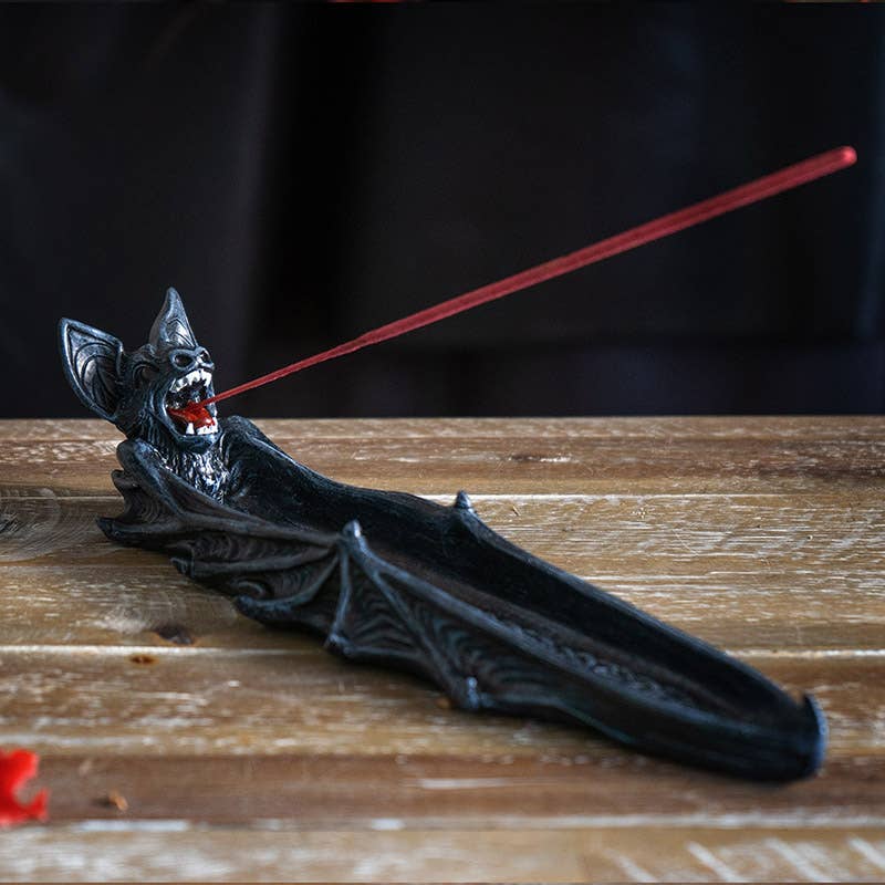 Vampire Bat Incense Holder Burner Incense - Gothic & Alternative Gift - Haunted