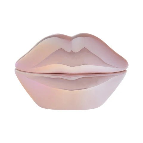 Vampire Bite Lips Glass Candle POUTY LIPS - Perfect for Valentines Day Candles - Gothic & Alternative Gift - Haunted