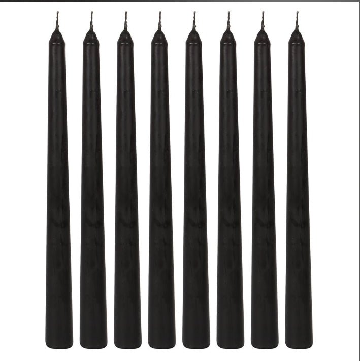 Vampire Blood Pillar Taper Candle Bleeding Wax Black and Red Unscented Candles - Gothic & Alternative Gift - Haunted