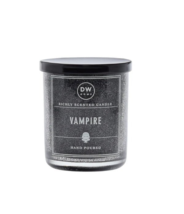 Vampire - Glitter Black Mini Glass Candle cherry apple almond Candles - Gothic & Alternative Gift - Haunted