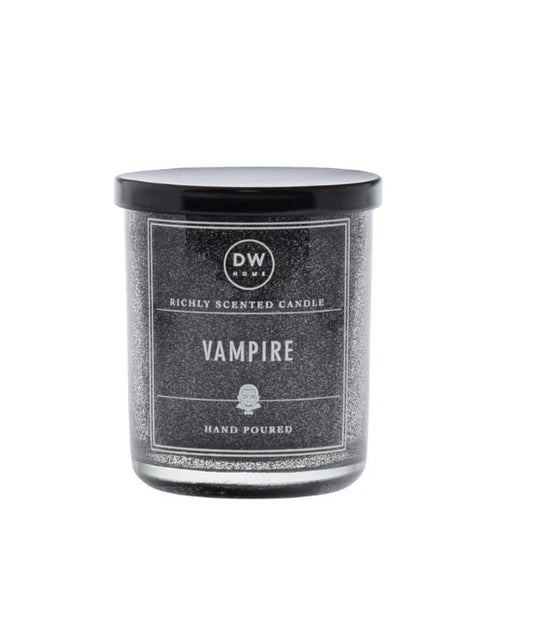Vampire - Glitter Black Mini Glass Candle cherry apple almond Candles - Gothic & Alternative Gift - Haunted