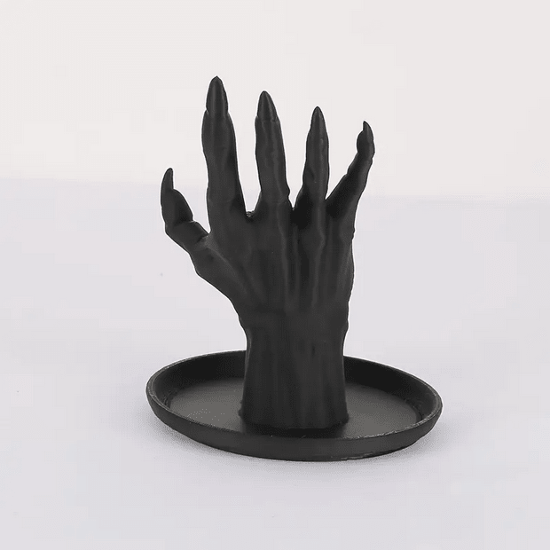 Vampire Goth Hand Jewelry Box Ring Holder Tray Jewelry - Gothic & Alternative Gift - Haunted