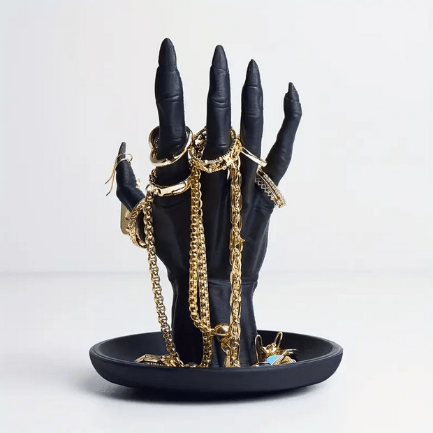 Vampire Goth Hand Jewelry Box Ring Holder Tray Jewelry - Gothic & Alternative Gift - Haunted