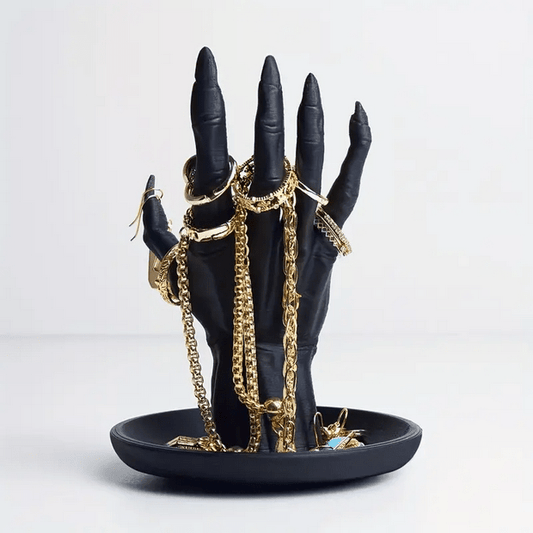 Vampire Goth Hand Jewelry Box Ring Holder Tray Jewelry - Gothic & Alternative Gift - Haunted