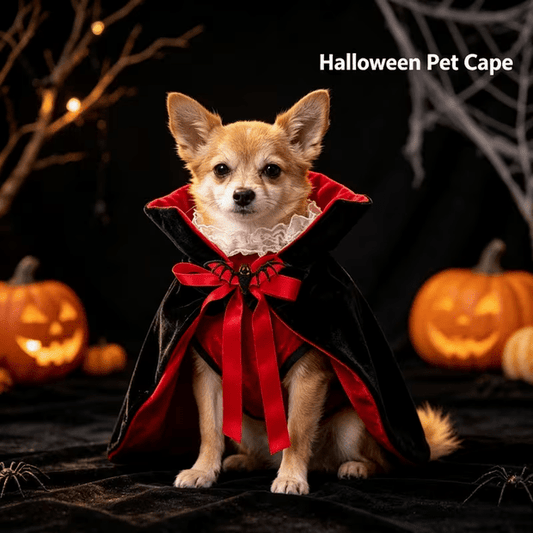 Vampire Pet Costume Cape for Cats & Small Dogs Costumes - Gothic & Alternative Gift - Haunted