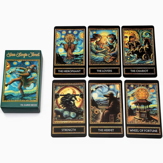 Van Gogh Style Tarot Card Deck Witch Supplies - Gothic & Alternative Gift - Haunted