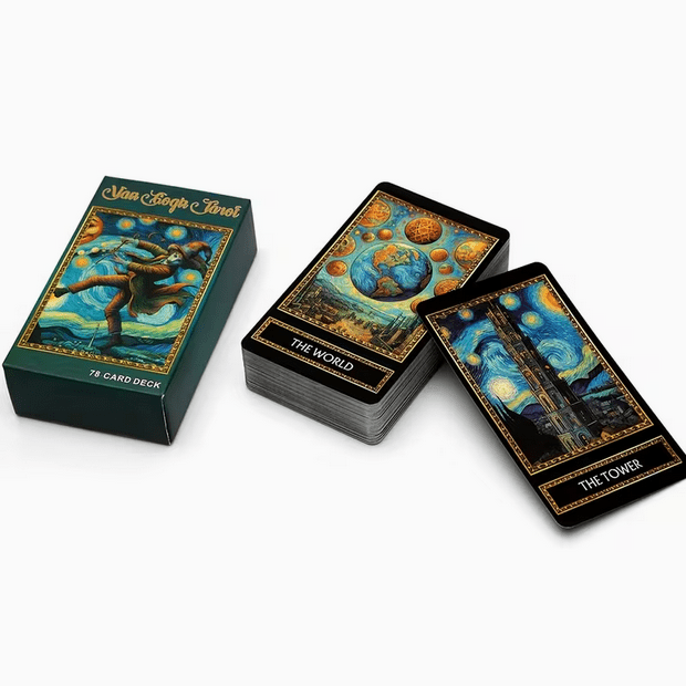 Van Gogh Style Tarot Card Deck Witch Supplies - Gothic & Alternative Gift - Haunted