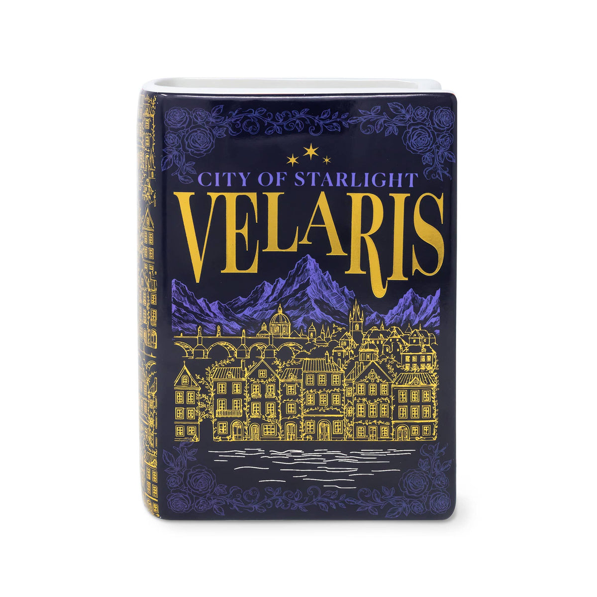 Velaris- Night Court Large Book Shaped Vase Books - Gothic & Alternative Gift - Haunted