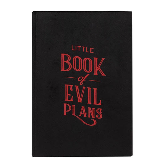 Velvet Little Book of Evil Plans Journal Books - Gothic & Alternative Gift - Haunted