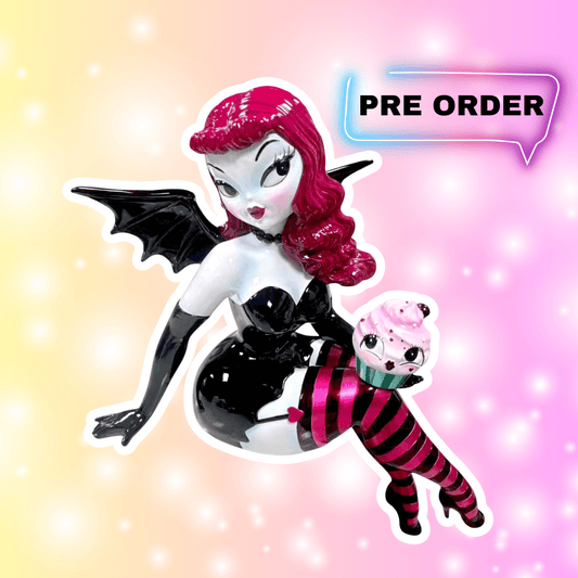 Verna - Spooky Cupcake Doll by Miss Fluff Statues - Gothic & Alternative Gift - Haunted