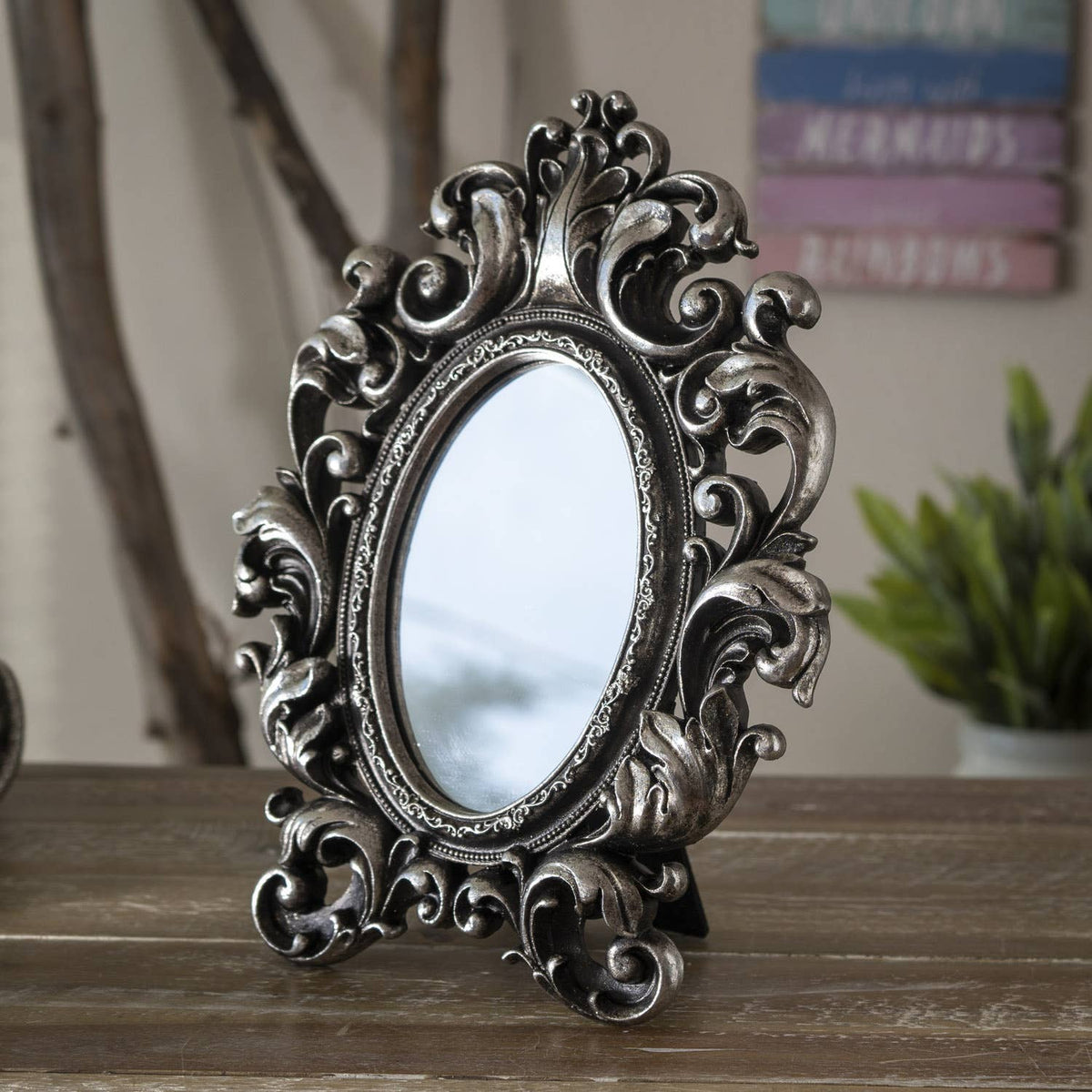 Victorian Mirror Goth Beauty - Gothic & Alternative Gift - Haunted