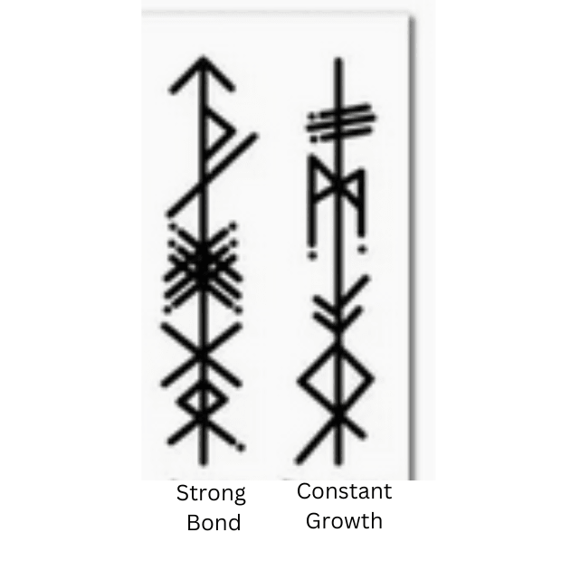 Viking Norse Temporary Tattoos Costumes - Gothic & Alternative Gift - Haunted