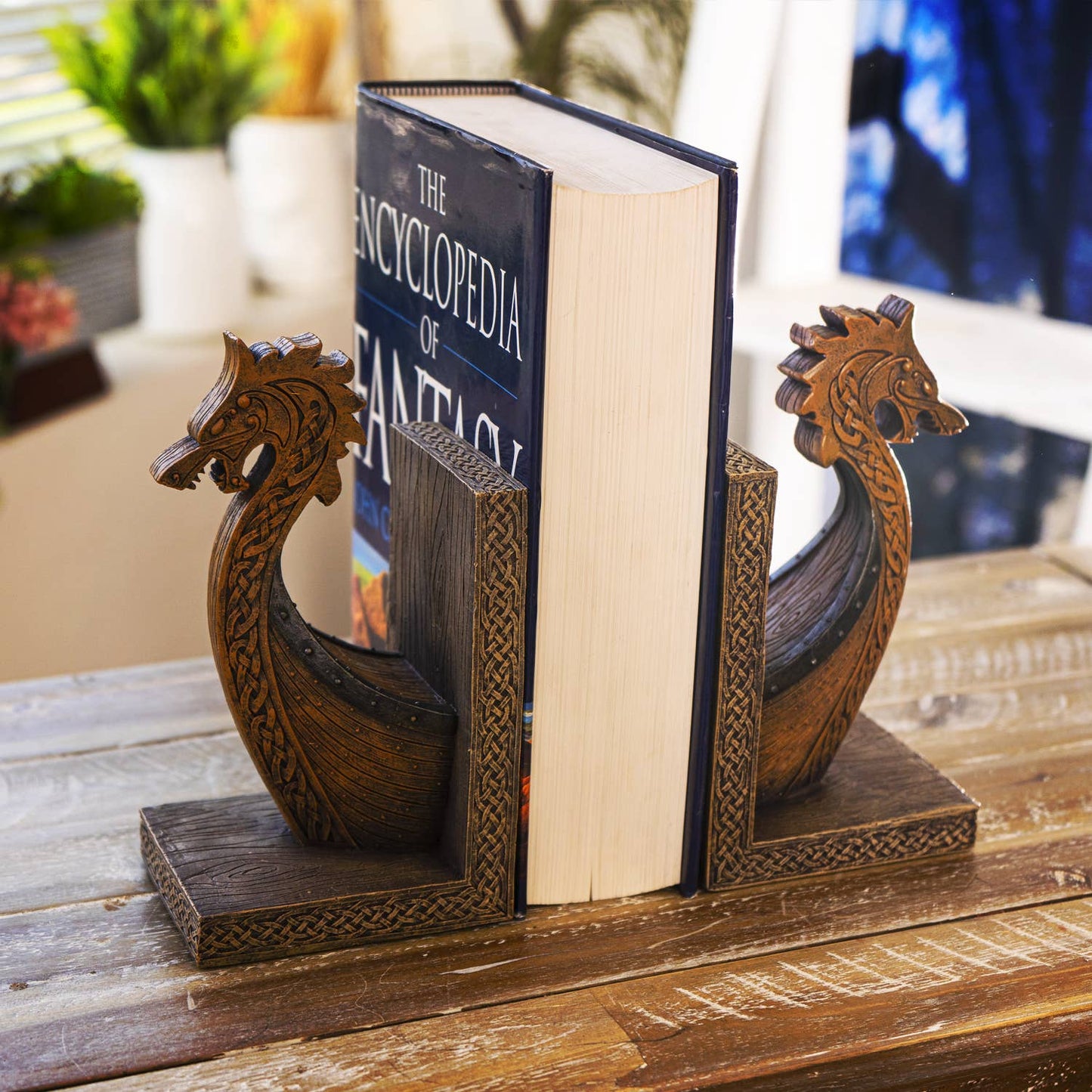 Viking Ship Bookends Bookends - Gothic & Alternative Gift - Haunted