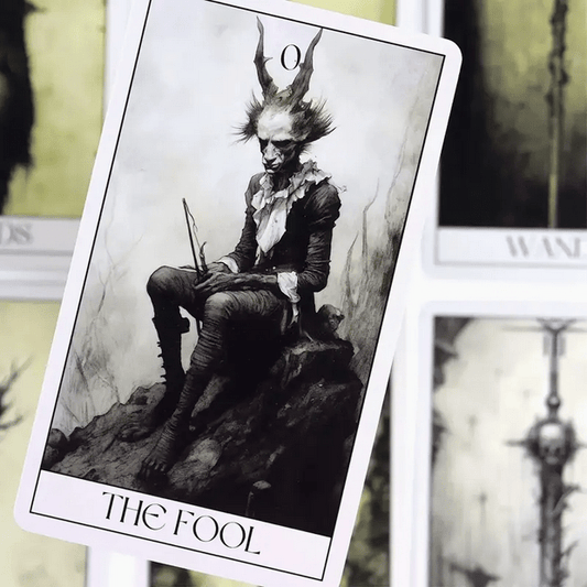 Vintage Dark Horror Tarot Deck Witch Supplies - Gothic & Alternative Gift - Haunted