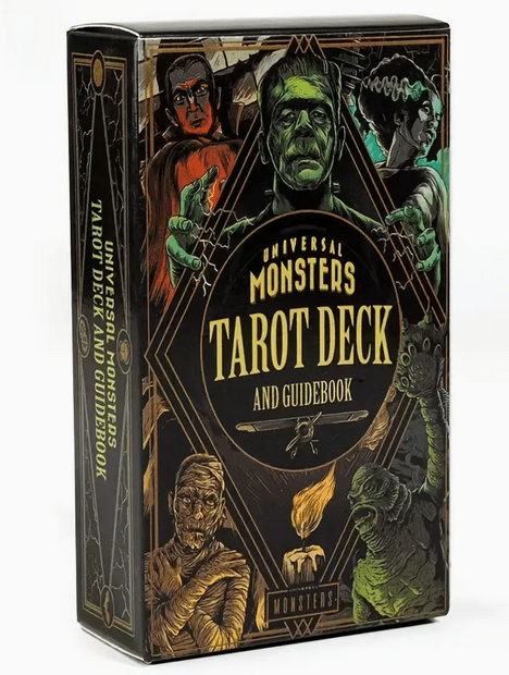 Vintage Monsters Tarot Card Deck Witch Supplies - Gothic & Alternative Gift - Haunted