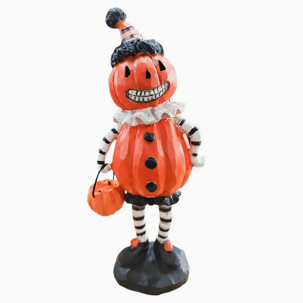Vintage Retro Halloween Black Cat, Jack O Lantern Home Decor - Gothic & Alternative Gift - Haunted