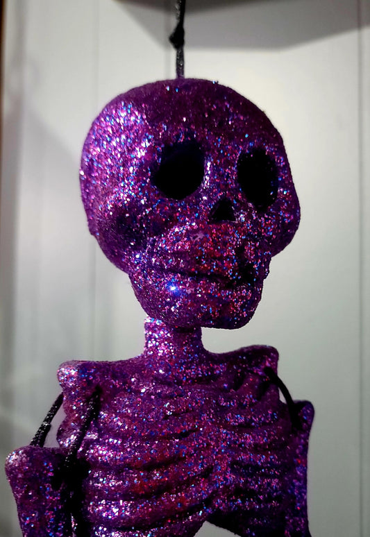 Vintage Sparkly Skeleton hanging Home Decor Home Decor - Gothic & Alternative Gift - Haunted