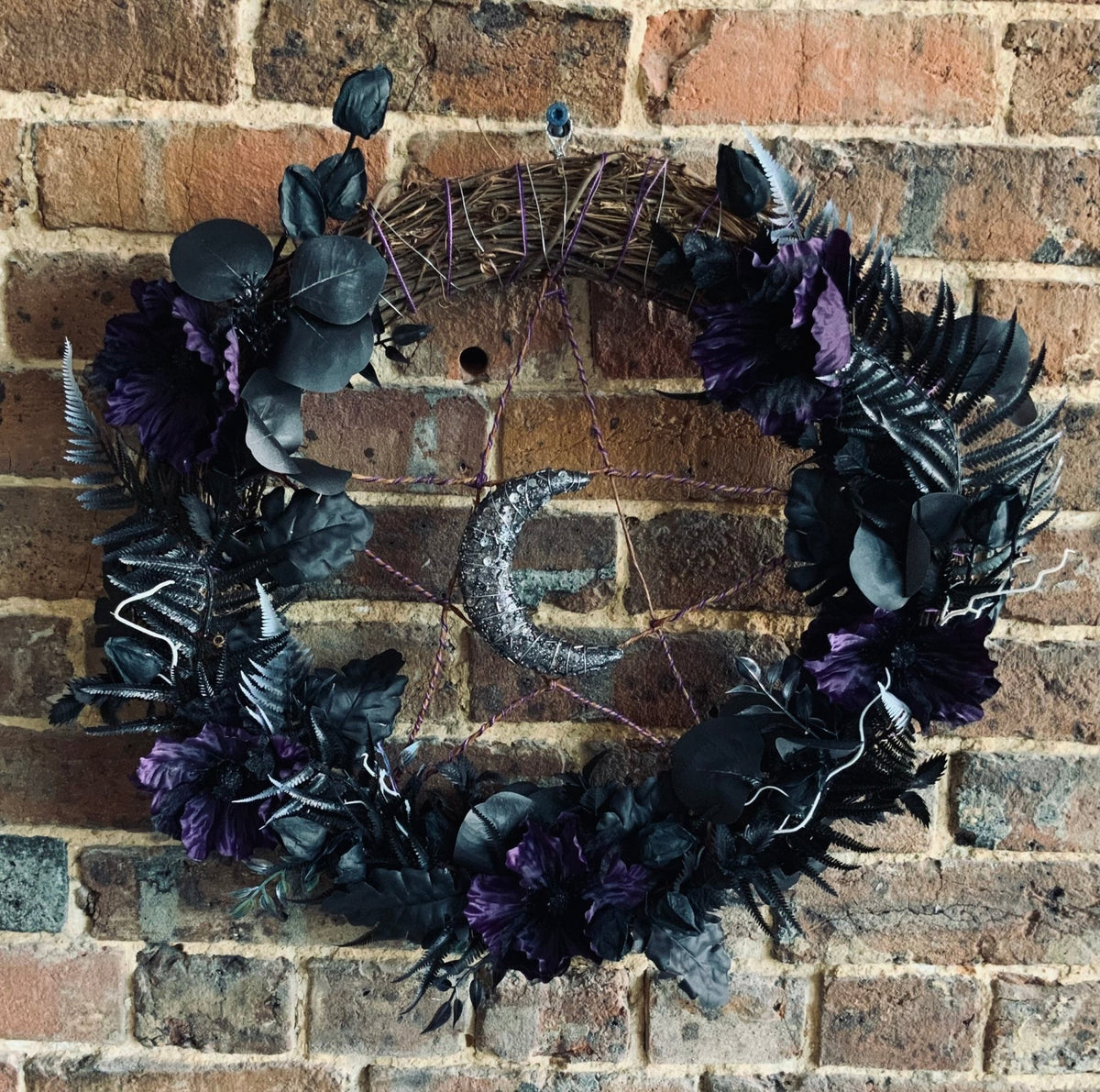 Violet moon wreath Wreaths - Gothic & Alternative Gift - Haunted