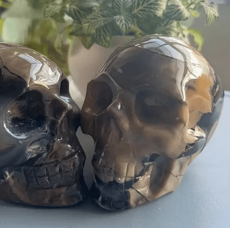Volcano Agate Crystal Skull - Gothic & Alternative Gift - Haunted