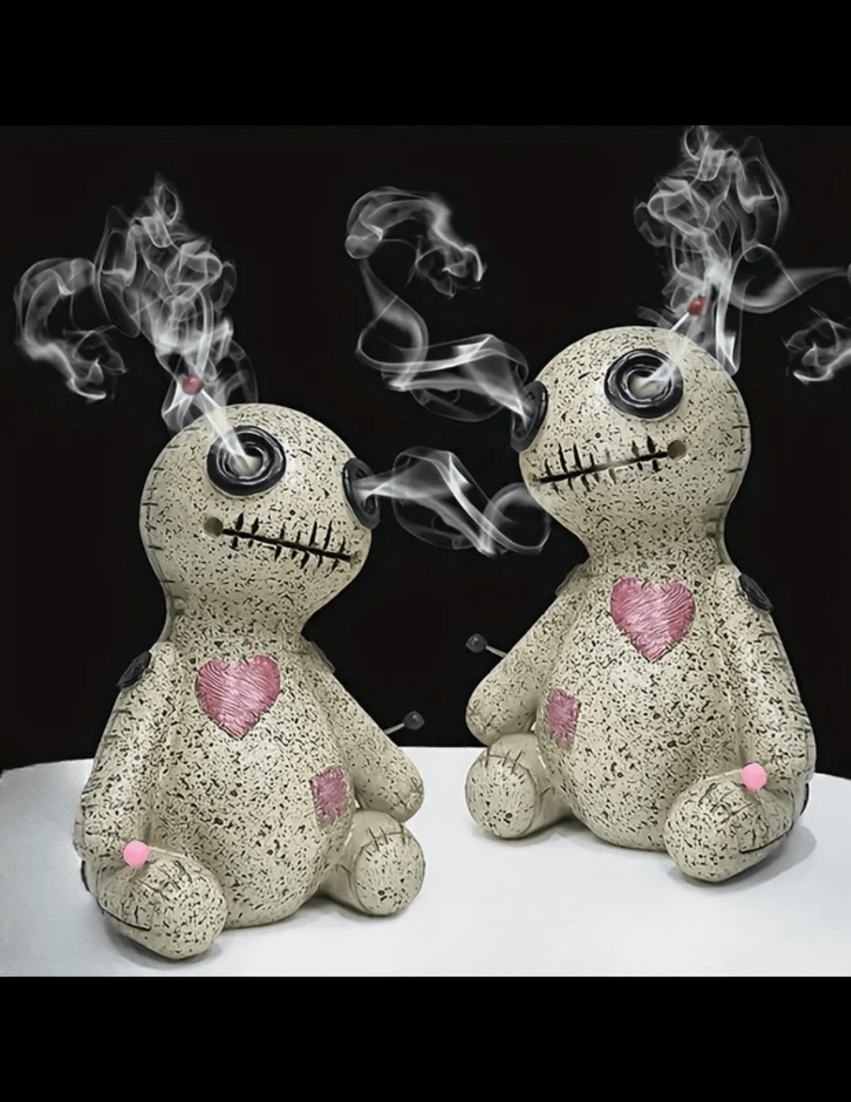 Voodoo Doll Cone Incense Burner Incense - Gothic & Alternative Gift - Haunted