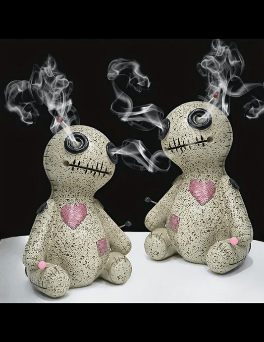 Voodoo Doll Cone Incense Burner Incense - Gothic & Alternative Gift - Haunted