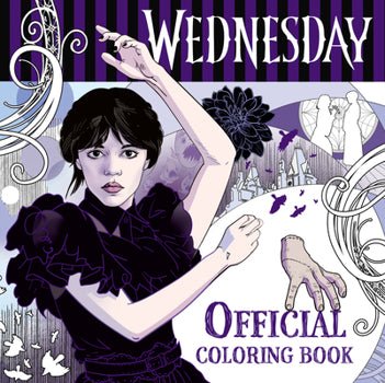 Wednesday Official Coloring Book Books - Gothic & Alternative Gift - Haunted