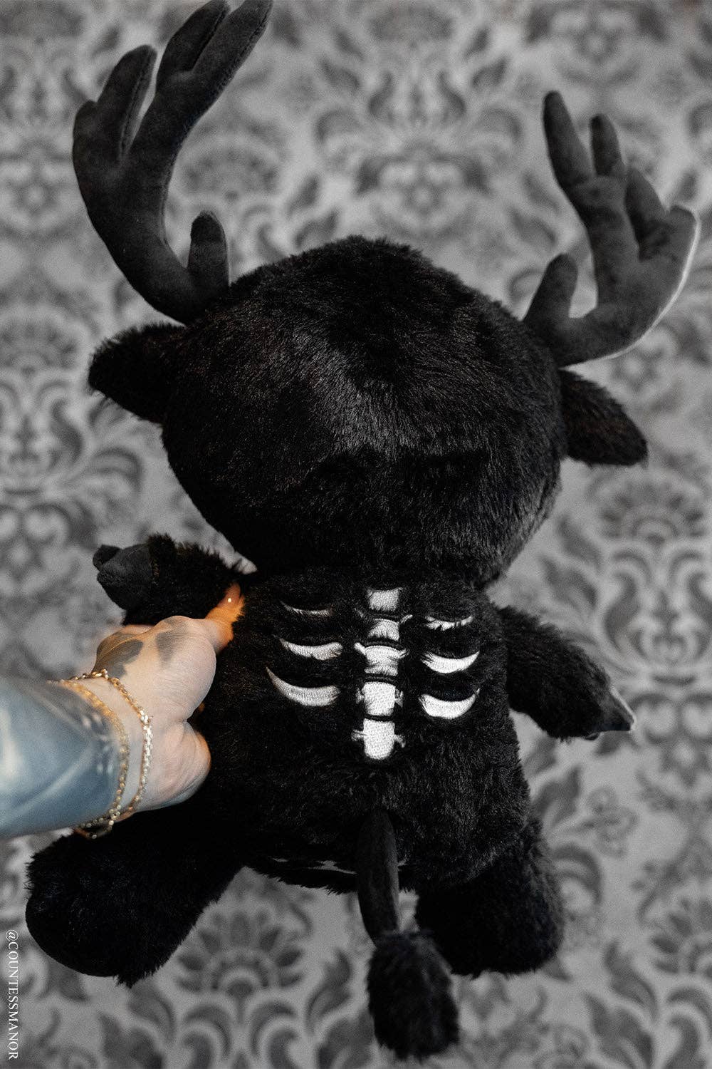 Wendigo Plush Toy Goth Fantasy Horror Stuffed Animals - Gothic & Alternative Gift - Haunted